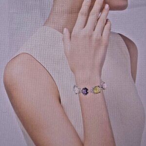 Gorgeous multi-stone Judith Ripka bracelet like new!